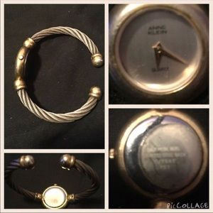 Anne Klein Quartz cuff watch